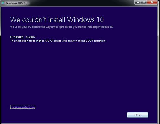 Windows 10 update